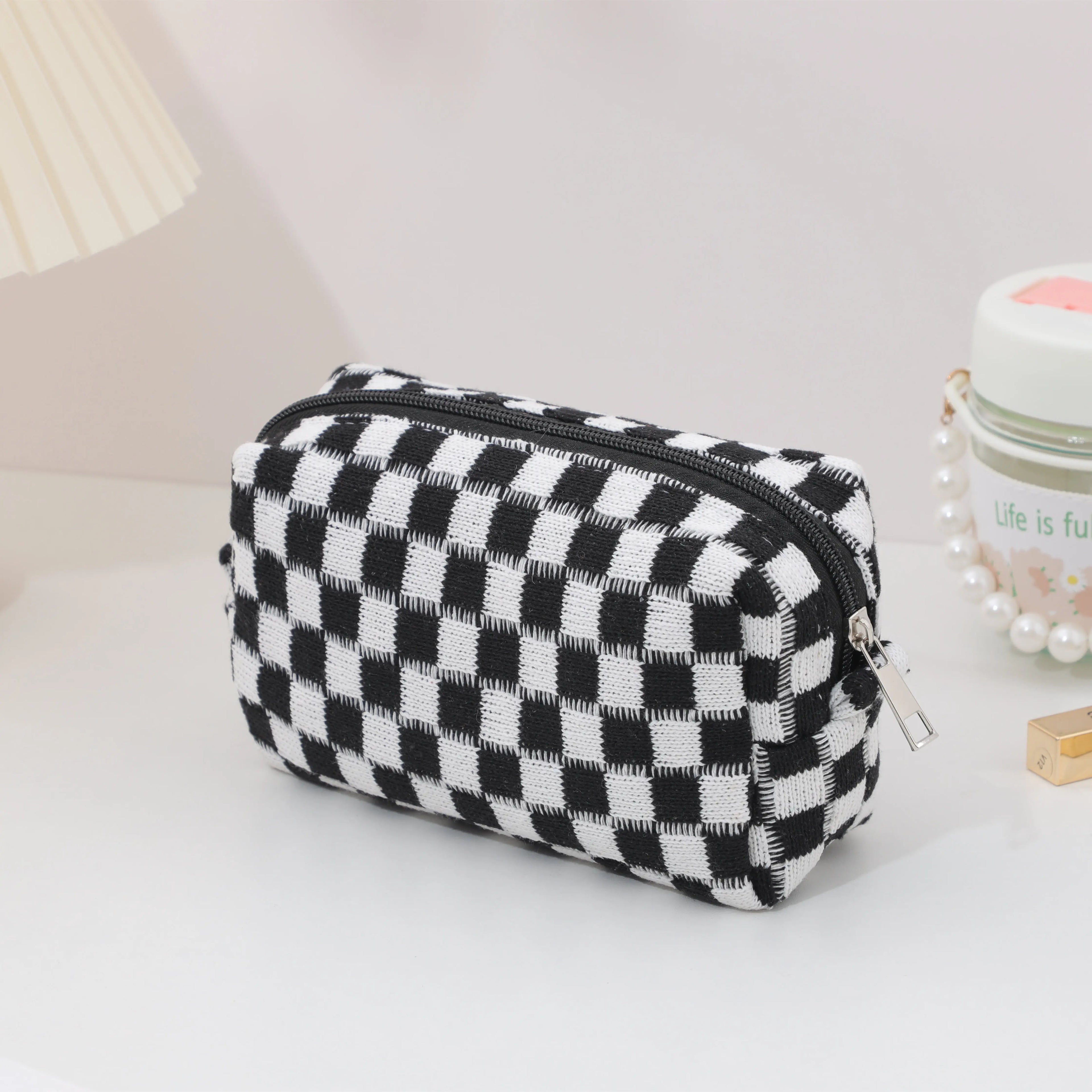 Cosmetic Bag Makeup Bag Portable Travel Makeup Case Cute Pencil Pouch Women Toiletry Bag for Girls Traveling