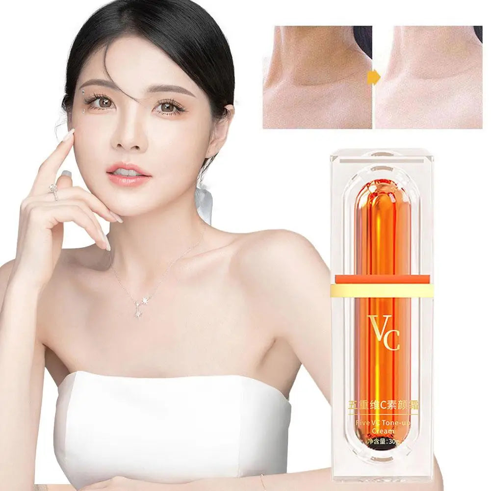 Vitamin C Whitening Face Cream Vitamin C Tone-up Creammoisturizer Anti Aging Wrinkle Spots Remover Brightening Face Skin Care
