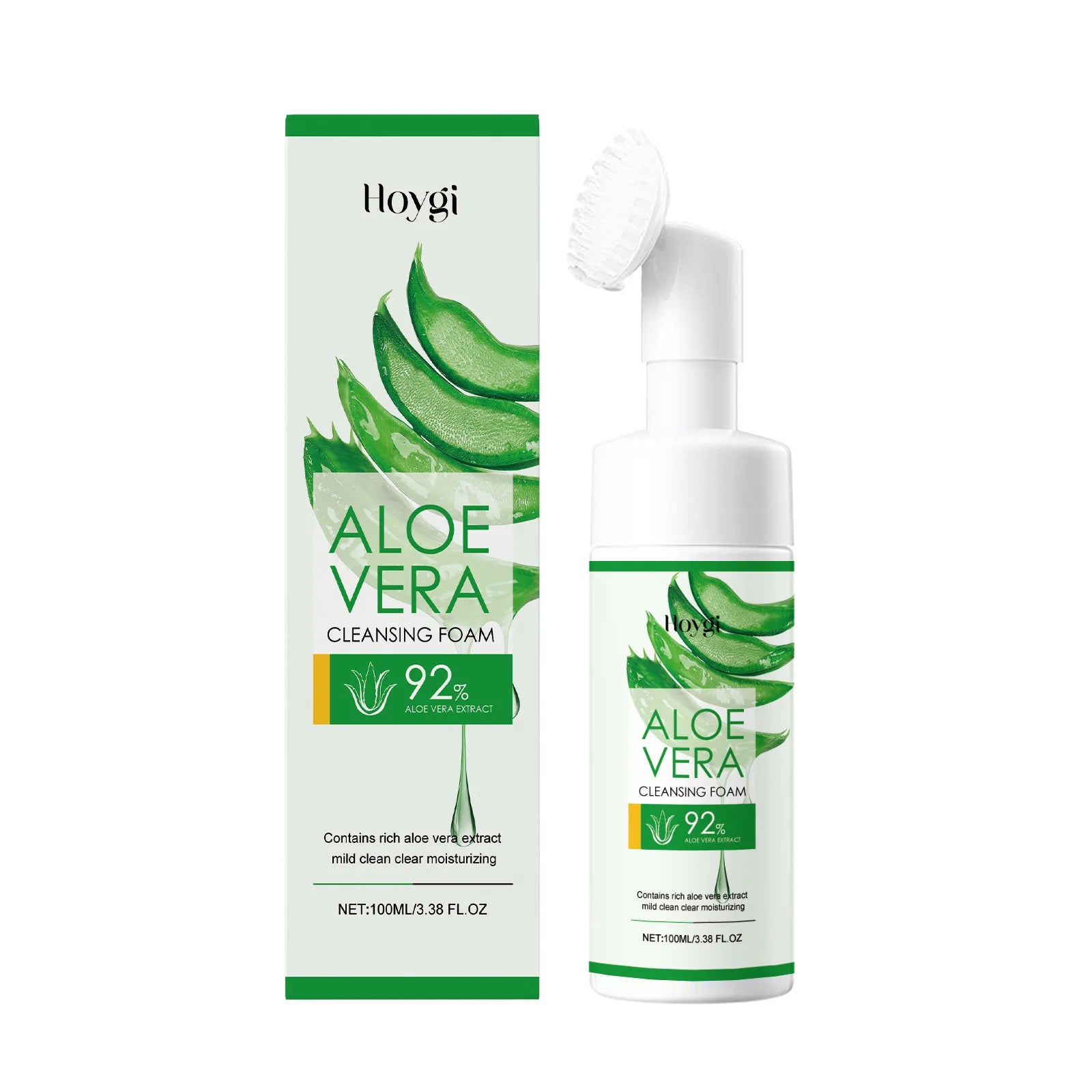 Aloe Vera Cleanser Moisturizing Oil Control Gentle Cleansing Skin Brightening Rejuvenation Unclog Pore Hyaluronic Acid Face Wash