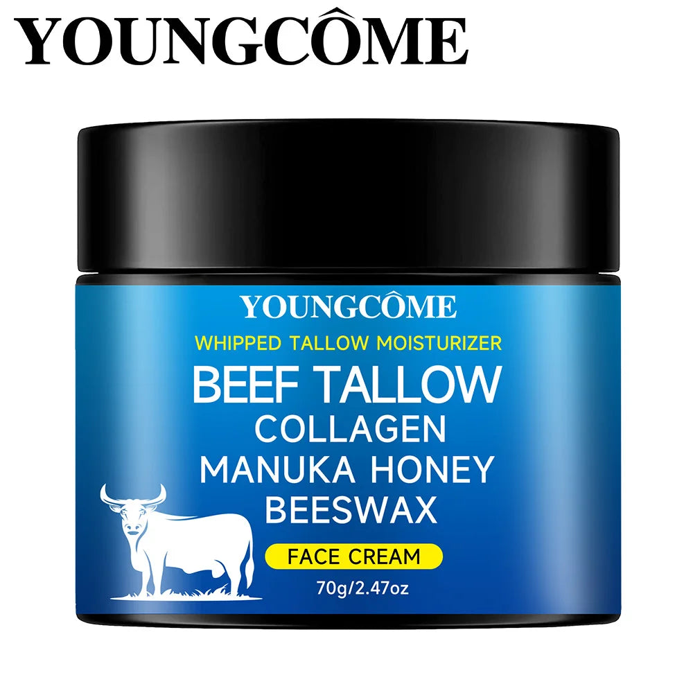 Tallow face cream raw Honayolive oil Anti Aging Face Cream  Wrinkle Remover Collagenr Smooth Wrinkle Moisturizing Firming