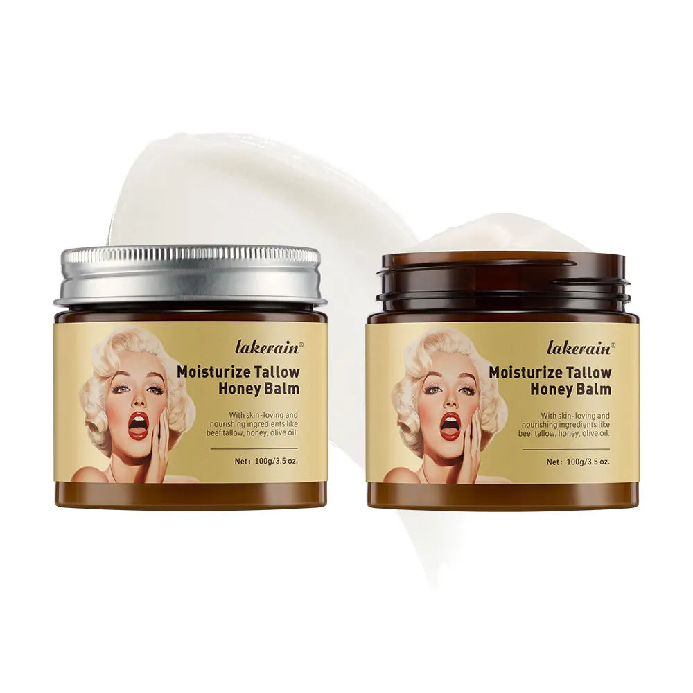 Beef Tallow Face Cream Lasting Moisturizing Soothing Facial Skin Firming Increase Facial Elasticity Nourishing Smooth Skin Care