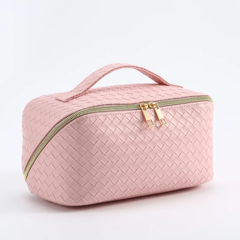 Lightweight Makeup Bag for Travel, Minimalist Waterproof Toiletry Pouch with Zipper, LargeCapacity Multifunctional Makeup Bag