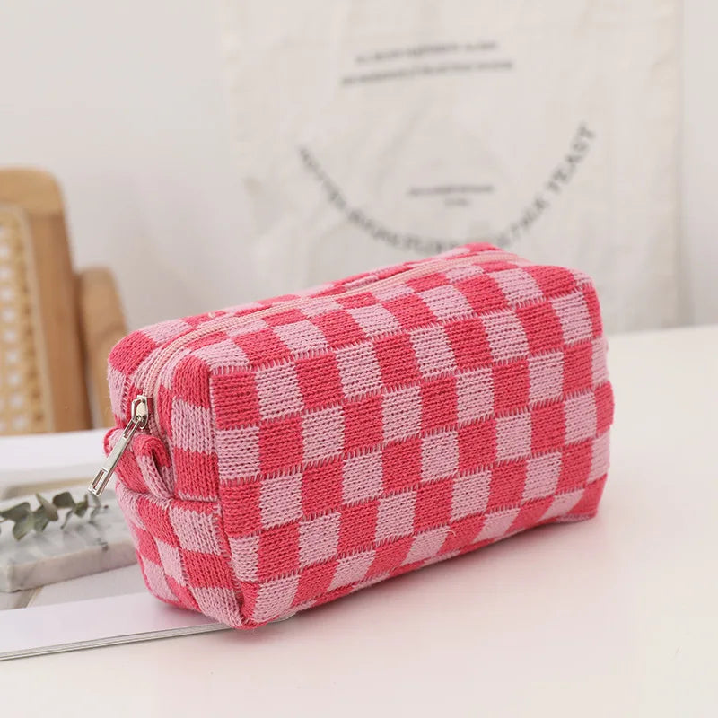 Cosmetic Bag Makeup Bag Portable Travel Makeup Case Cute Pencil Pouch Women Toiletry Bag for Girls Traveling