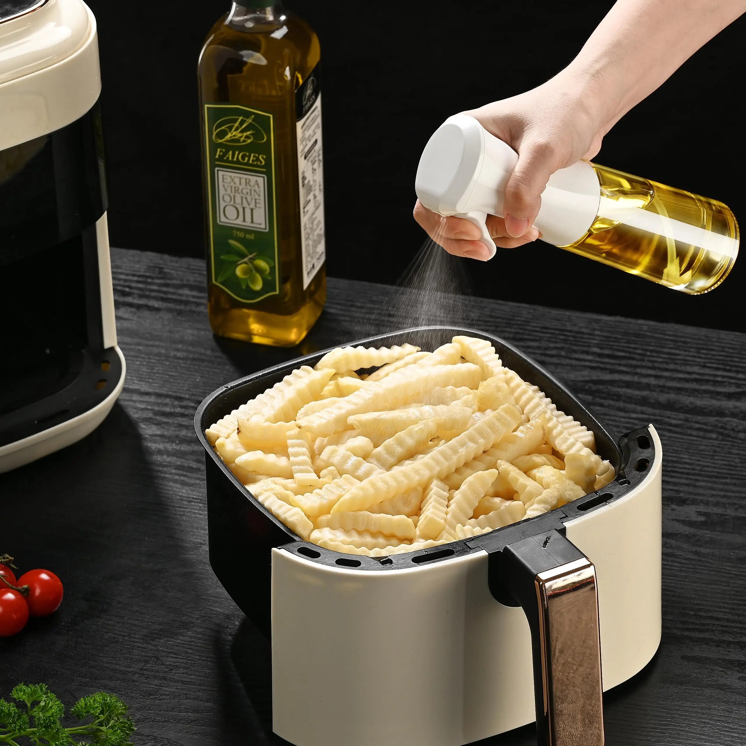 Oil Sprayer for Cooking  Kitchen Gadgets Air fryer spray bottle  Widely Used for Salad Making, Baking, Frying, BBQ