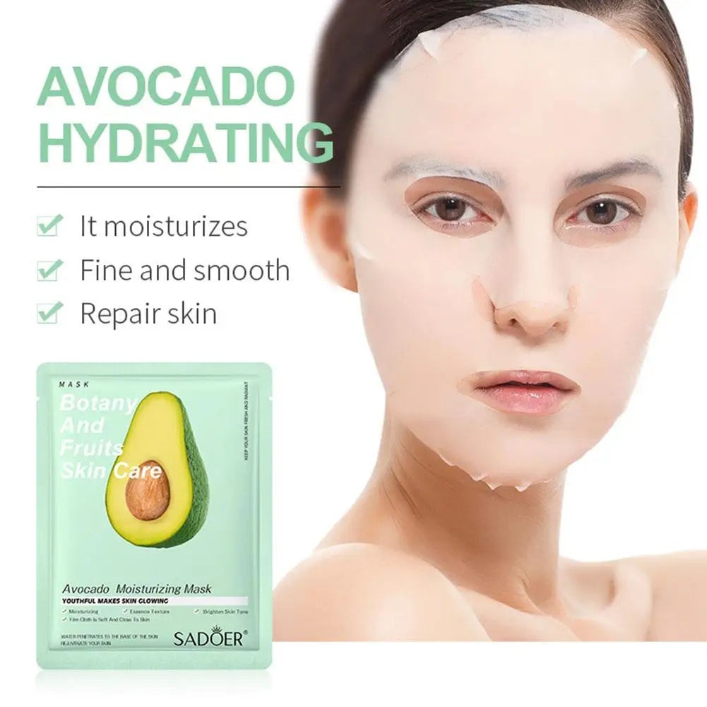 Aloe vera Facial mask Plant-based facial mask hydrating moisturizing smooth Fade fine lines face masks sheets skin care product