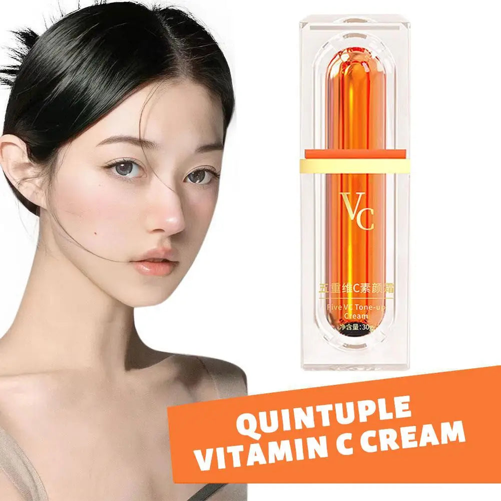 Vitamin C Whitening Face Cream Vitamin C Tone-up Creammoisturizer Anti Aging Wrinkle Spots Remover Brightening Face Skin Care