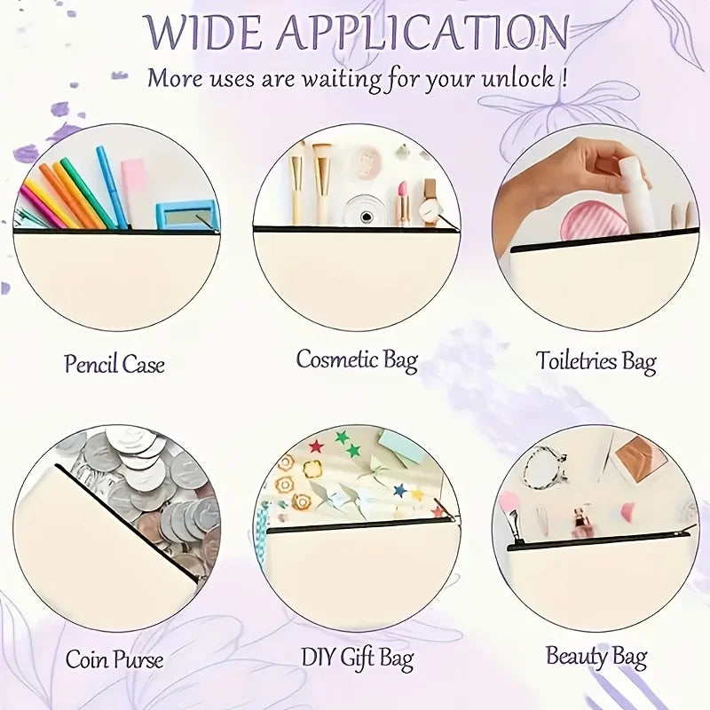 Cosmetic Bag - Durable Zipper Closure, Fun Illustrated Makeup Organizer, Lightweight Foldable Travel Toiletry Bag,Secure Storage