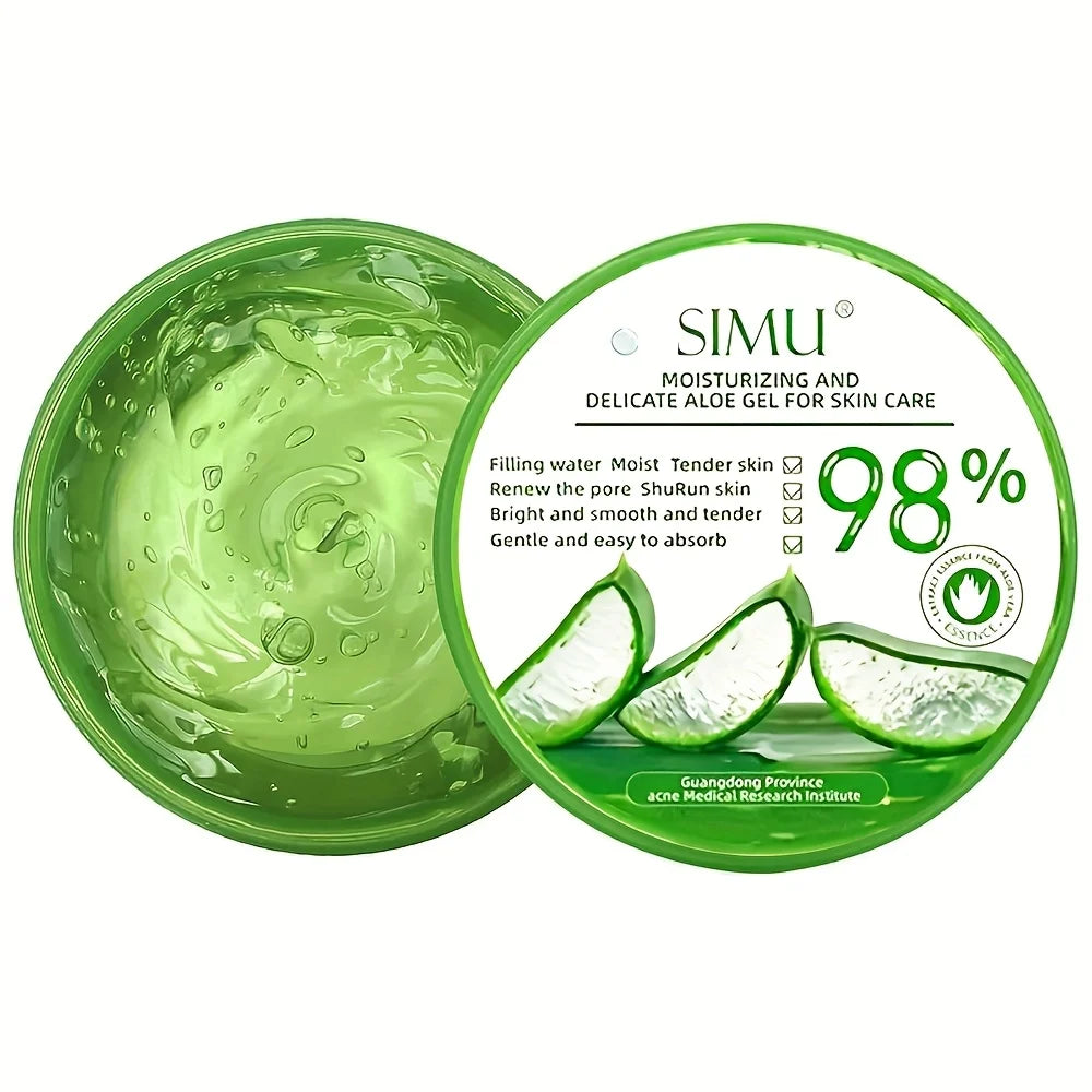 Aloe Vera Gel Hydrates And Refines the Skin.