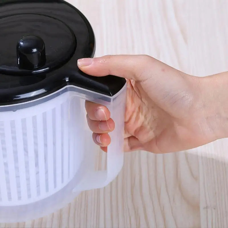 Salad Spinner Large Food Grade Vegetable Washer Dryer Fruit Spinner With Handle Kitchen Gadgets Multifunctional Fruit And Cook