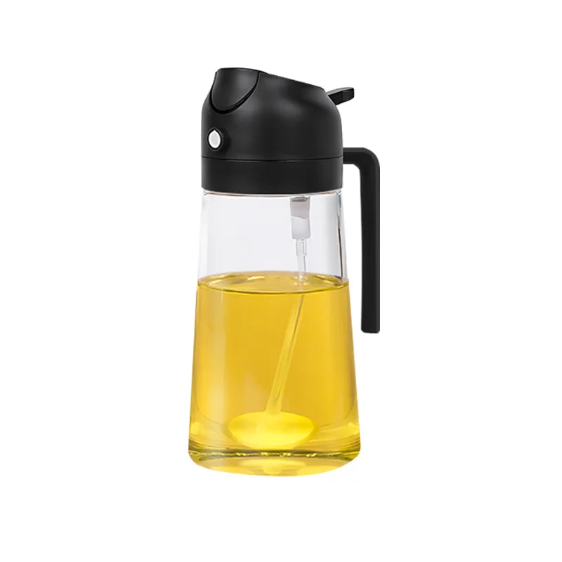 500ml 2 in 1 Oil Sprayer - Kitchen sprayer for cooking, grilling, baking, roasting and picnics | Aerosol free oil dispenser