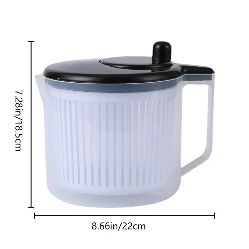 Salad Spinner Large Food Grade Vegetable Washer Dryer Fruit Spinner With Handle Kitchen Gadgets Multifunctional Fruit And Cook