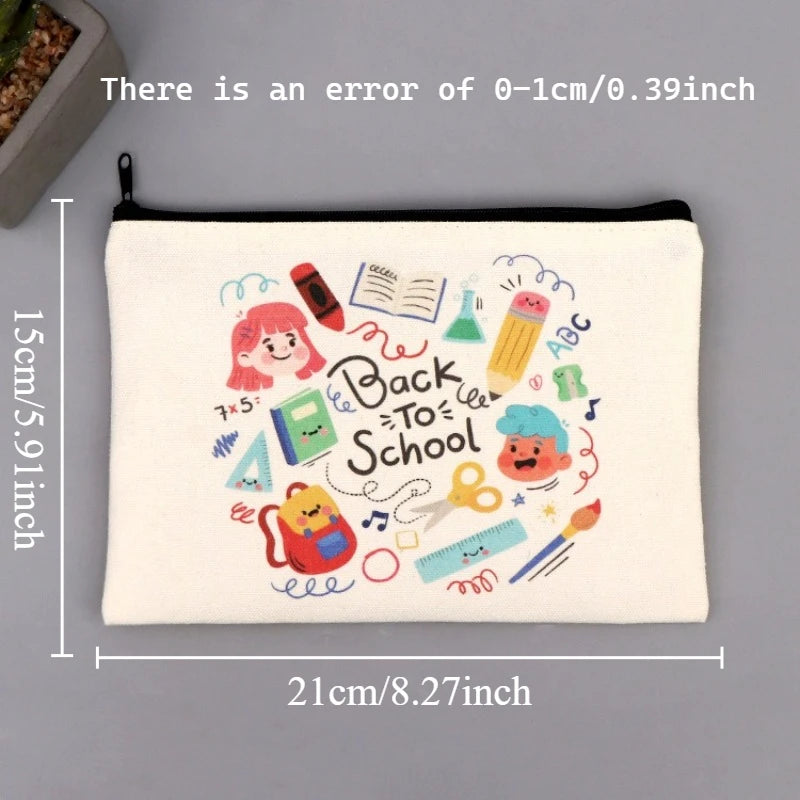 Cosmetic Bag - Durable Zipper Closure, Fun Illustrated Makeup Organizer, Lightweight Foldable Travel Toiletry Bag,Secure Storage