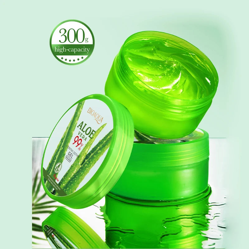 Aloe Vera Extract Gel For Face & Body, 99% Aloe Gel Essence Soothing Moisturizing Skin After Sun Care, For Scalp &Hair Hydration