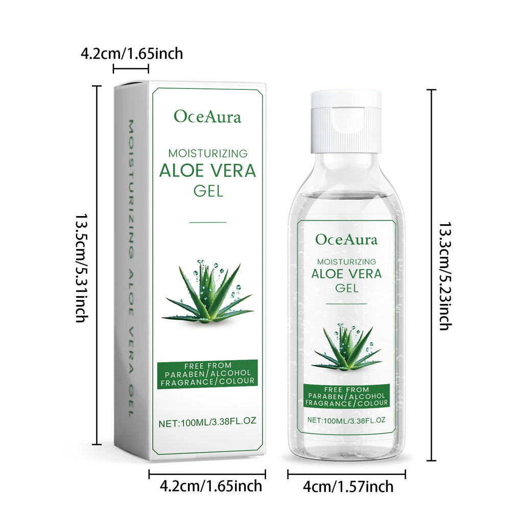 Aloe Vera Gel Pore Shrinking Oil Control Ance Remover Moisturizing Brighten Anti-Aging Facial Essence Beauty Skin Care Products