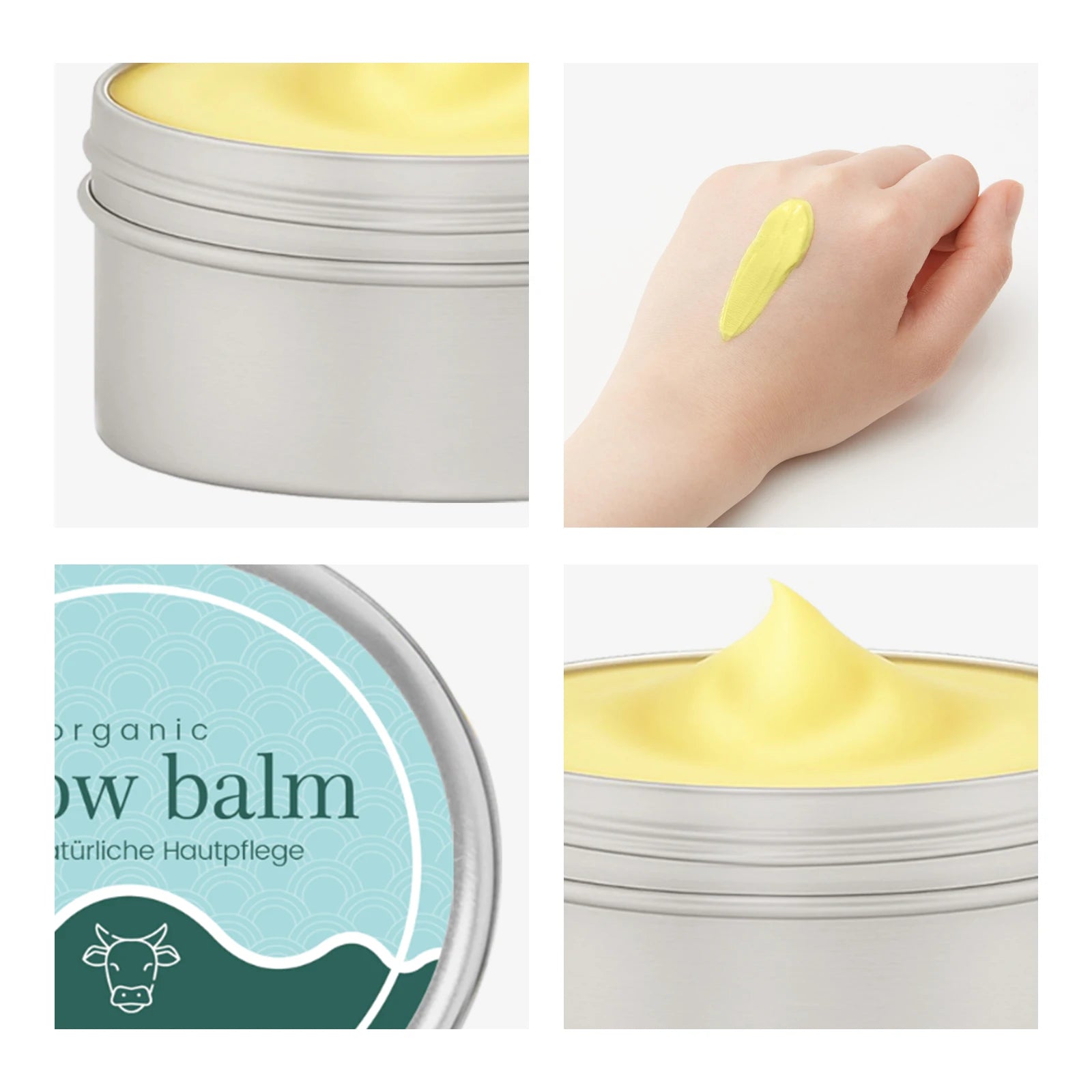 100g Tallow Balm Natural Cow Fat Facial Cream for All Skin Types Fast Absorption Moisturizing Skin Care Cream
